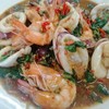 กระเพาะ​กุ้ง​ หมึก​ไข่​ 150​ บาท