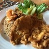 ข้าวผัดต้มยำกุ้ง + ไข่เจียว