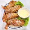 กุ้งทอดครีมสลัด กุ้งทอดครีมสลัด