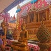 เมื่อเข้ามาในวัดจะมีจุดไหว้พระราหู มุมนี้คือมุมสรงน้ำพระ สามารถใช้ขันน้อยตักสรงน