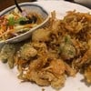 ยำผักทอด 