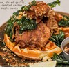 Sriracha Maple Chicken & Cheddar Cheese Waffle (Regular) Sriracha Maple Chicken & Cheddar Cheese Waffle (Regular)