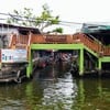 ตลาดน้ำ ข้ามคลอง เชื่อมต่อ ตลาดน้ำดำเนินสะดวก 