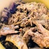 เป็ดผัดขิงน้ำพริกเผา