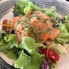 แซลม่อน ราดด้วยน้ำจิ้มแซ่บของทางร้าน