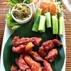 หมูทอดน้ำพริกหนุ่ม ปกติเป็นน้ำพริกข่าเราขอเปลี่ยนคะ