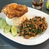 ข้าวกะเพราเนื้อสับ+ไข่ดาว