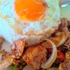 ข้าวผัดพริกไก่+ไข่ดาว