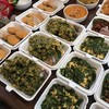 ยำผักบุ้งกรอบ,ทอดมันกุ้ง,ใบเหลียงผัดไข่