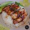 ไก่ย่างราดแจ่ว