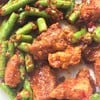 หมูพัดพริกแกง