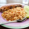 ข้าวผัดน้ำพริกกุ้งเสียบ+ปลากะพวขาวทอด##1 ข้าวผัดน้ำพริกกุ้งเสียบ+ปลากะพวขาวทอด##1