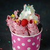 ไอติมผัด สตรอเบอร์รี่ ผสม ราสเบอร์รี่