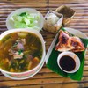 ต้มแซ่บกระดูกอ่อน  ไก่ย่าง 