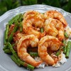 ข้าวผัดพริกแกงกุ้ง ข้าวผัดพริกแกงกุ้ง
