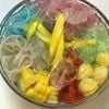 หวานเย็นขนมจีนสายรุ้ง แปะก้วย เก๋ากี้ 