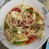 ตำไทยร้านนี้ ไม่ใส่ถั่ว ไม่ใส่กุ้ง ราคา 55 บาทค่ะ