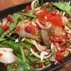 ยำกุ้งสดไข่แดงเค็ม