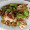 กุ้งผัดกะปิสะตอ