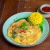 ไข่เจียวผักชีพริกสด ไข่เจียวผักชีพริกสด