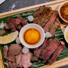 เนื้อย่าง​ ฉ่ำๆ​ 4 ชนิด ระดับมีเดียมแรร์​ 
ให้รสสัมผัสแตกต่าง​ แต่ลงตัว​ ทานคู่ก