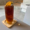 Cold brew with orange juice