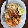 ข้าวมัน 3 ไก่ (ย่าง ต้ม ทอด)