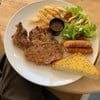 สเต็กหมูพริกไทยดำ