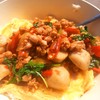 กระเพราหมูสับ+ไข่ข้น