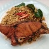 ข้าวผัดไตปลา+ปลาทอด##1 ข้าวผัดไตปลา+ปลาทอด##1