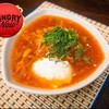 Moscow style beetroot soup with beef and vegetable served with sour cream