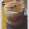 Barista made tiramisu coffee