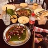 I killed all the dishes...almost ate their banana leaf :)
