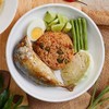 ข้าวผัดน้ำพริกปลาทู+น้ำแกงฟัก ข้าวผัดน้ำพริกปลาทู+น้ำแกงฟัก