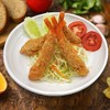 สลัดกุ้งทอด สลัดกุ้งทอด