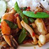 กะเพรากุ้งราดข้าว กะเพรากุ้งราดข้าว