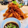 ปีกไก่ทอดขมิ้นน้ำจิ่มแจ่ว