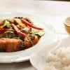 ผัดเผ็ดปลากะพงขาวราดข้าว##1 ผัดเผ็ดปลากะพงขาวราดข้าว##1
