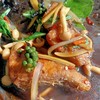 ปลากระพงผัดฉ่าเราดข้าว##1 ปลากระพงผัดฉ่าเราดข้าว##1