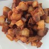 หมูสามชั้นทอดน้ำปลาราดเข้าว หมูสามชั้นทอดน้ำปลาราดเข้าว
