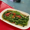 ผัดผักน้ำน้ำมันหอย 80 บาท