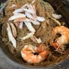 อบด้วยน้ำซอสสูตรเฉพาะของทางร้านทาน​กับน้ำจิ้มซีฟู้ดส์​ สุดยอดเลย