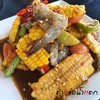 ตำข้าวโพดกุ้งสดปลาร้า