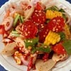 ยำหมูยอ-ไข่แดงเค็ม