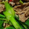 คะน้าเนื้อน้ำมันหอย คะน้าเนื้อน้ำมันหอย