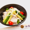 ชุดสลัดหมูชาบูซอสพอนสึ + ชาเขียว