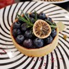 Blueberry with lemon tart