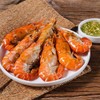 กุ้งแม่น้ำเผาครึ่งกิโล กุ้งแม่น้ำเผาครึ่งกิโล