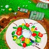 Each meal has a different story about how the ingredients end up on the plate. 