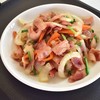 เบคอนผัดน้ำมันหอย